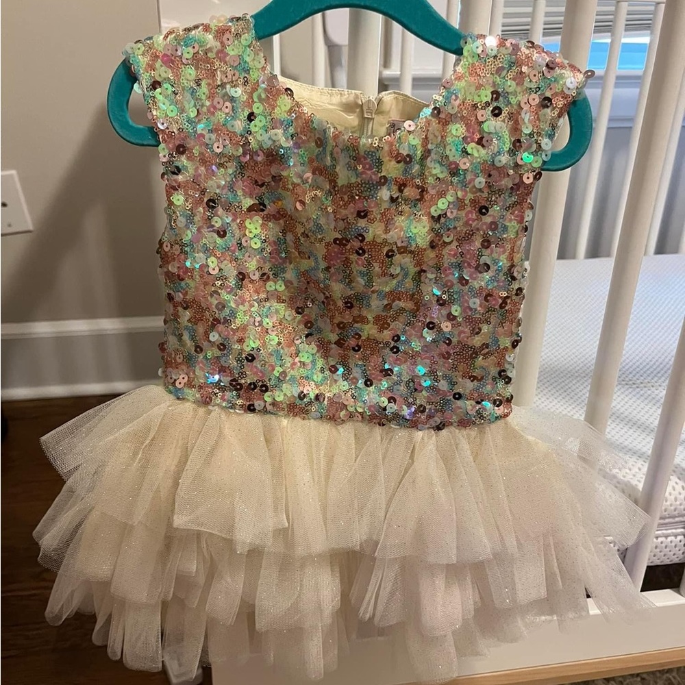 Halabaloo 18m sequin tulle dress